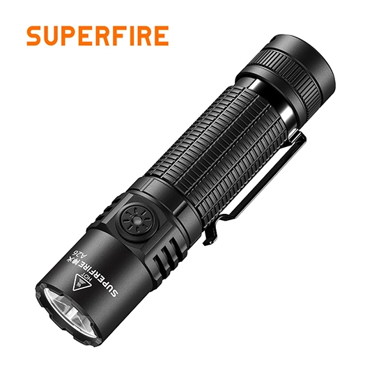 SUPERFIRE A26 linterna de alto brillo