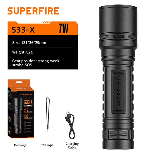 SUPERFIRE S33-X linterna EDC