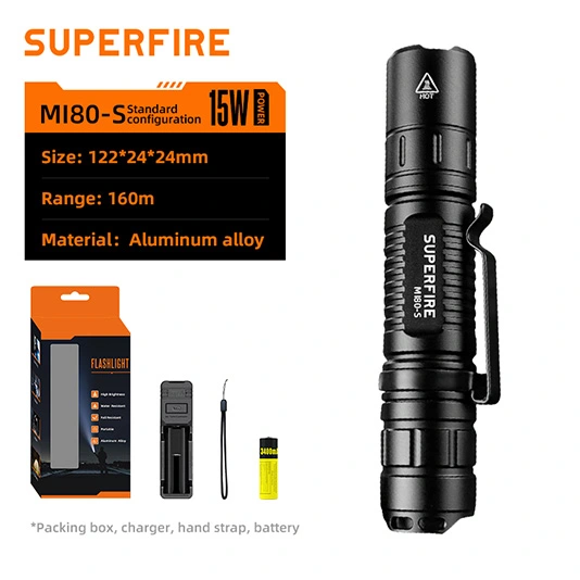 Mini linterna SUPERFIRE MI80/MI80-S