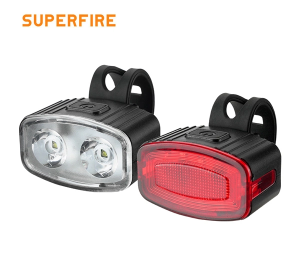 Luz de bicicleta recargable SUPERFIRE BL43 Series