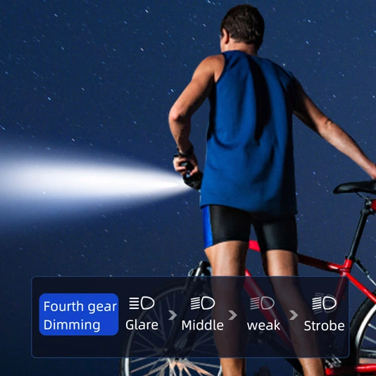 Luz de bicicleta recargable SUPERFIRE BL43 Series