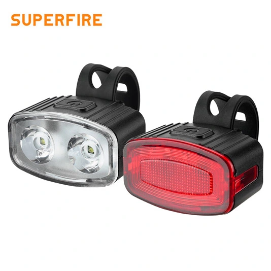 Luz de bicicleta recargable SUPERFIRE BL43 Series