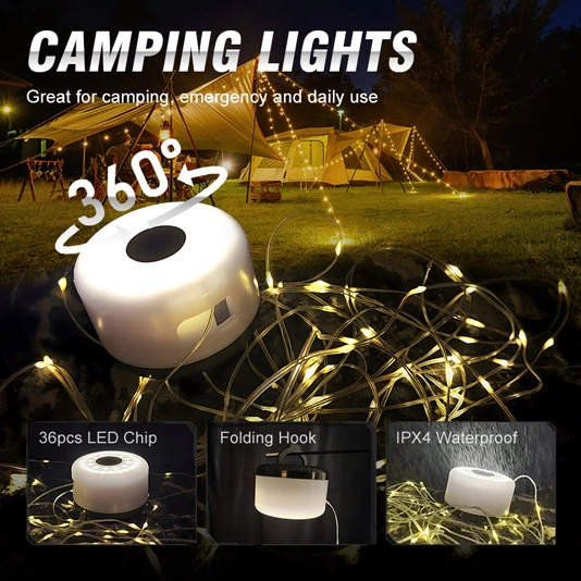 Luz de cadena para acampar SUPERIFER LT01