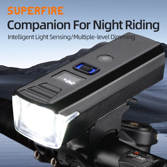 Luz de bicicleta con sensor SUPERFIRE BL56 Series