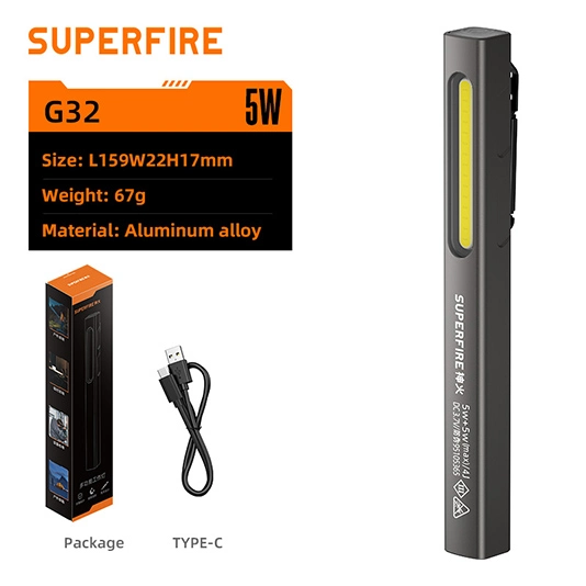 Luz de Trabajo Portátil SUPERFIRE G32