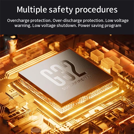 Luz de Trabajo Portátil SUPERFIRE G32