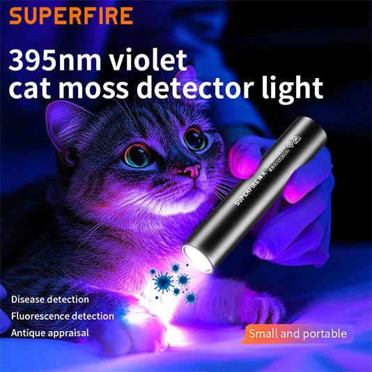 SUPERIFER Z07 395nm Linterna UV