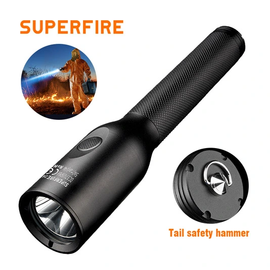SUPERFIRE Nueva linterna LED a prueba de explosiones D6