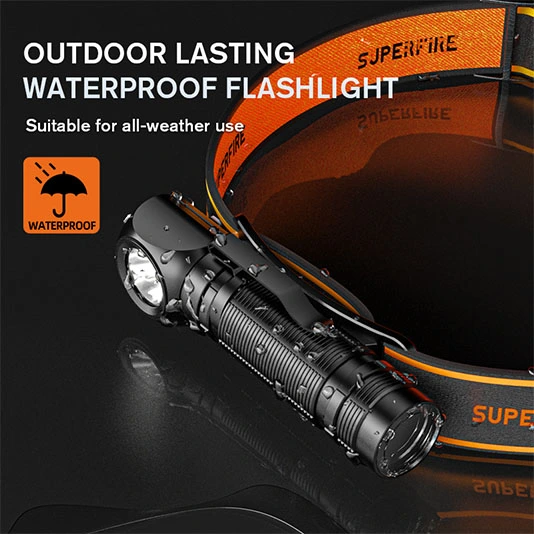 Faro delantero Magéntico SUPERFIRE TH06
