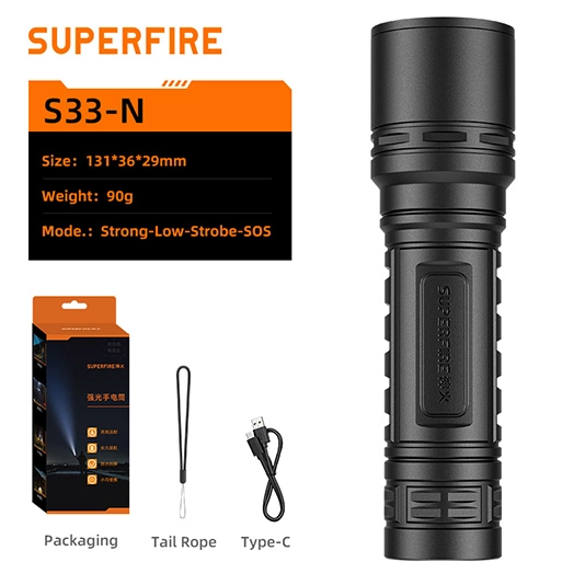 SUPERFIRE S33-N Linterna Ligera