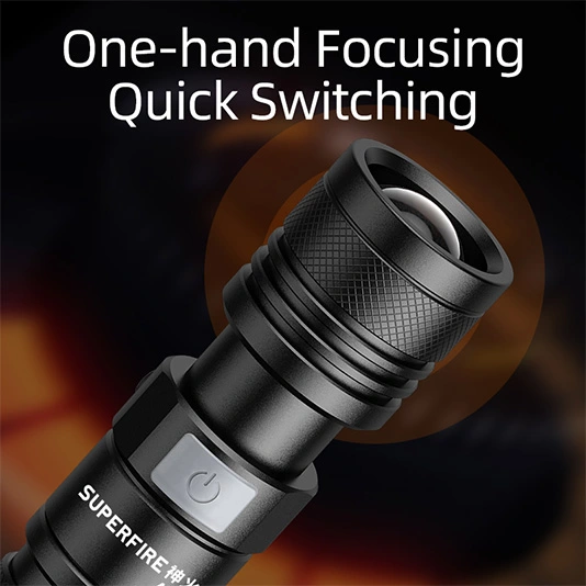 SUPERFIRE A12 Zoomable Flahlight