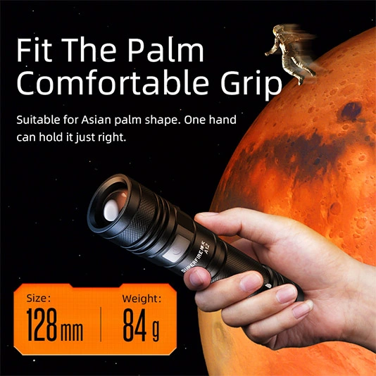 SUPERFIRE A12 Zoomable Flahlight