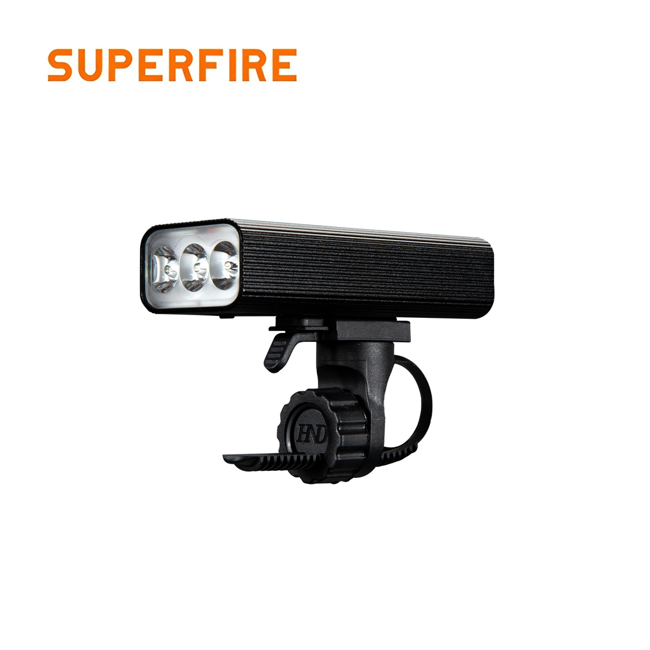 Faro de bicicleta BL36: 500 lumen, haz 300-500m, recargable USB, impermeable IP65